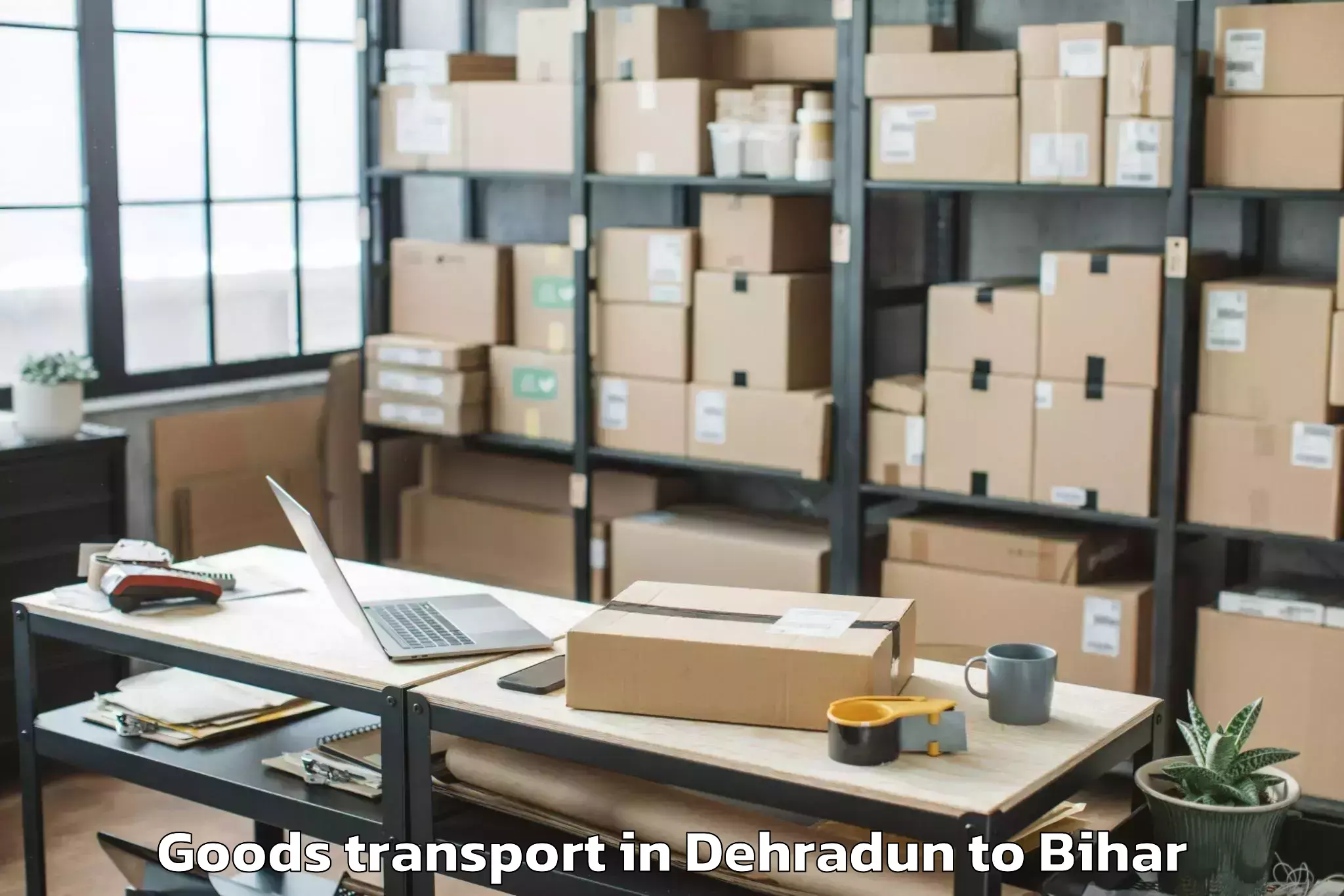 Professional Dehradun to Nawda Goods Transport